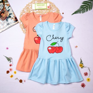 Váy xuất dư bé gái, đầm bé gái vnxk (10-37kg) thun 100% cotton cao cấp thoáng mát thấm hút tốt [Hình Thật]