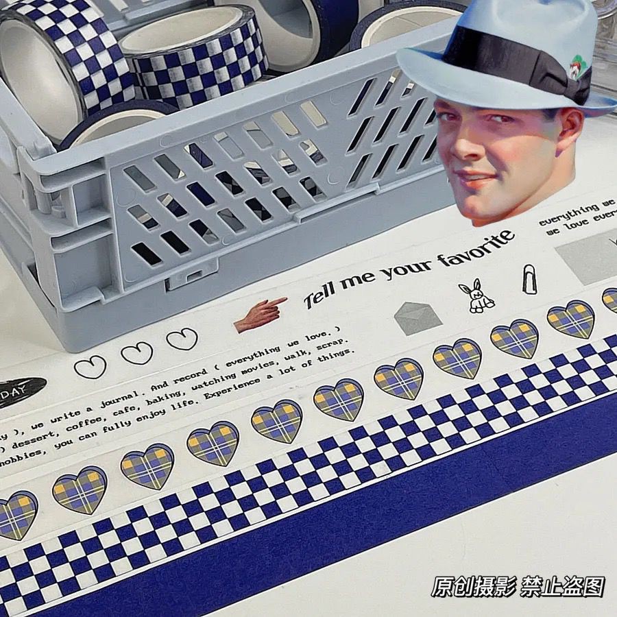 Cuộn băng keo dán trang trí sổ tay họa tiết dễ thương 5m