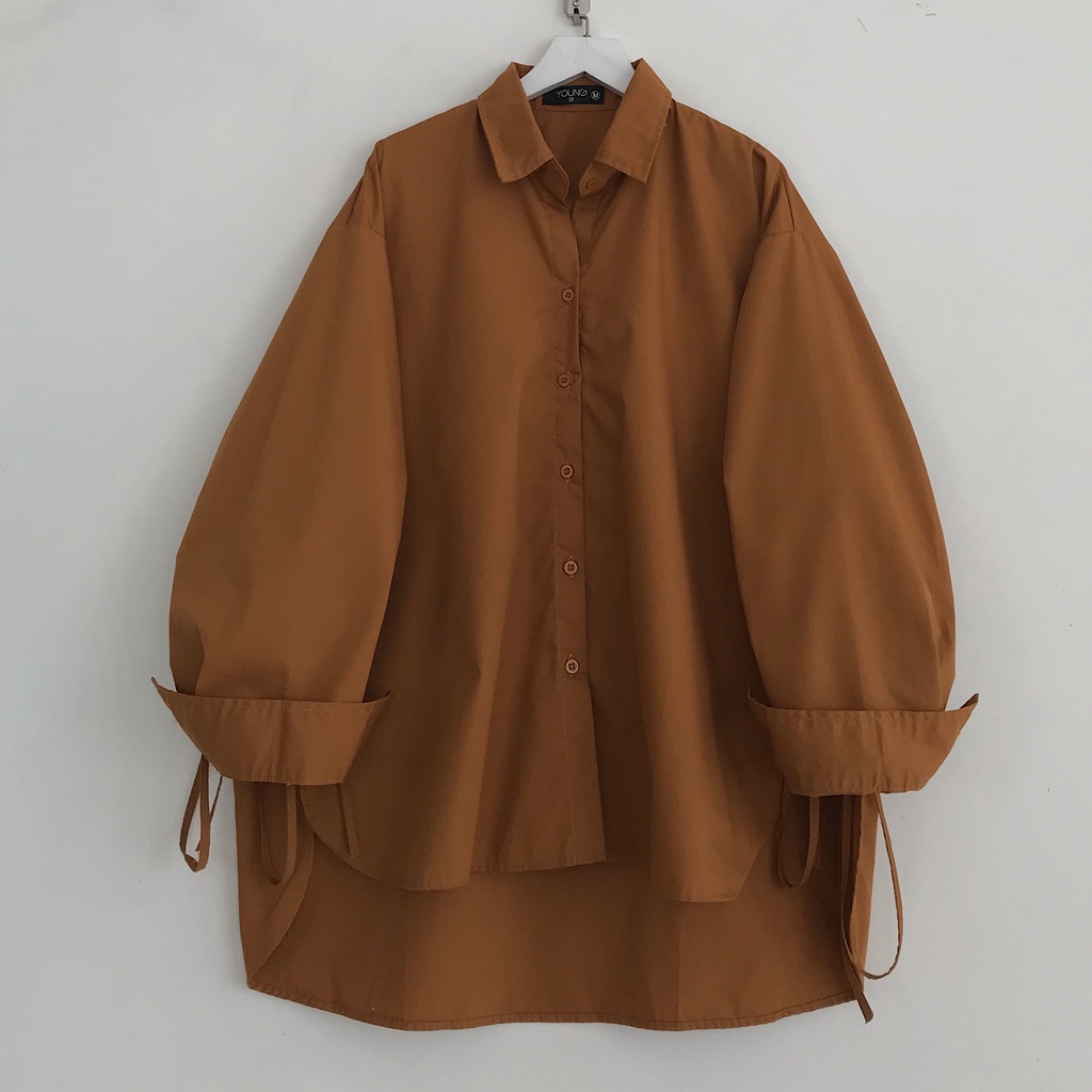 Áo Sơ Mi Nữ KRIXI  Form Rộng Tay Dài JEM CLOSET Lên Form Siêu Xinh 10325