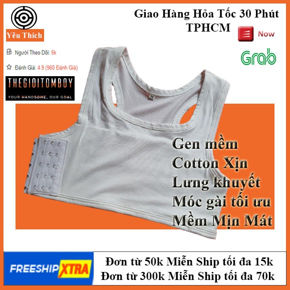 Áo Nịt Ngực Tomboy Có Viền - ( Lót Mềm ) Móc Gài  - Co giãn Thoải Mái Dành Cho Tomboy Sb Trans | BigBuy360 - bigbuy360.vn