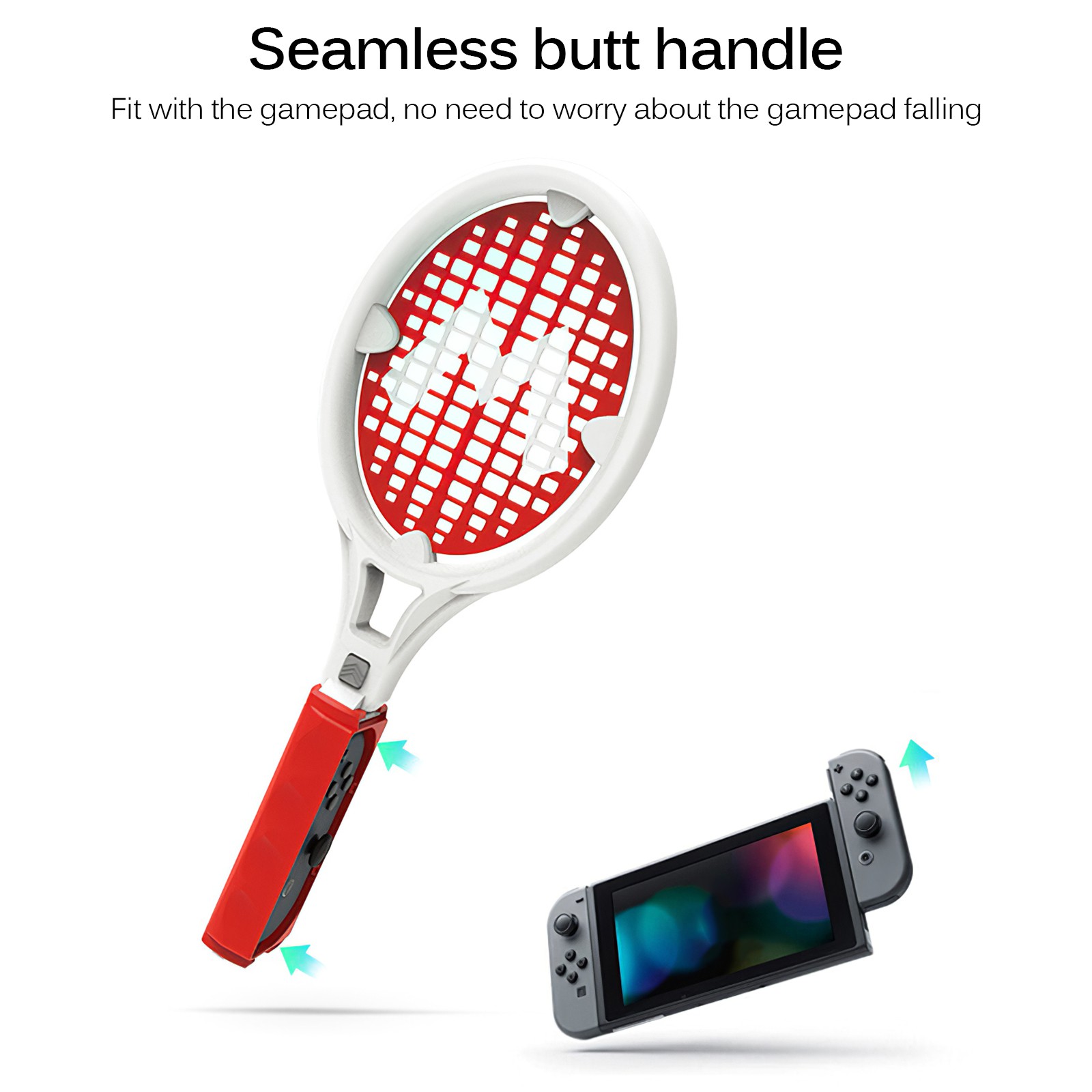 Set 2 Vợt Tennis Cho Tay Cầm Chơi Game Nintendo Switch
