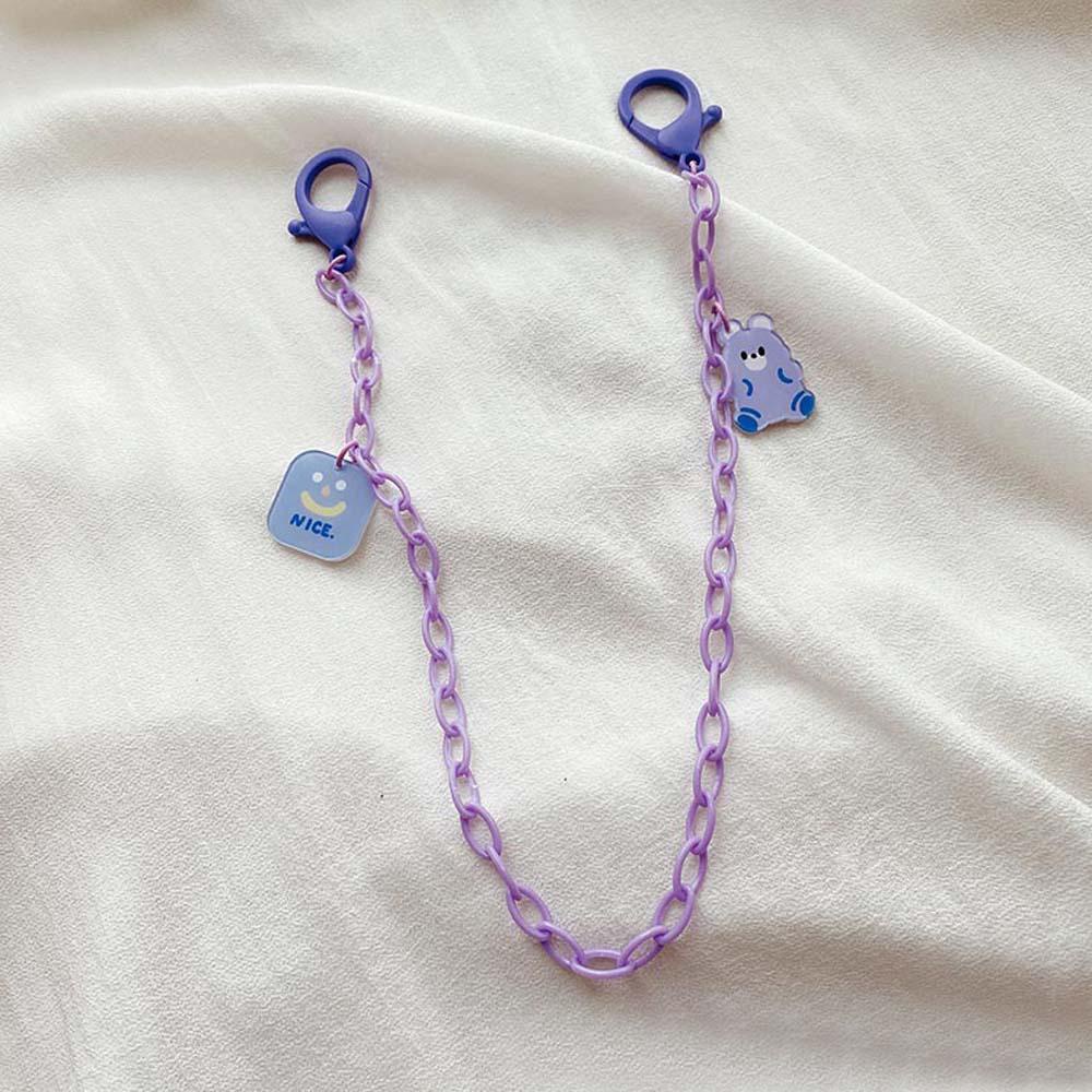 Dây Đeo Giữ Mắt Kính Bằng Acrylic Họa Tiết Hoạt Hình Chống Thất Lạc Tiện Dụng