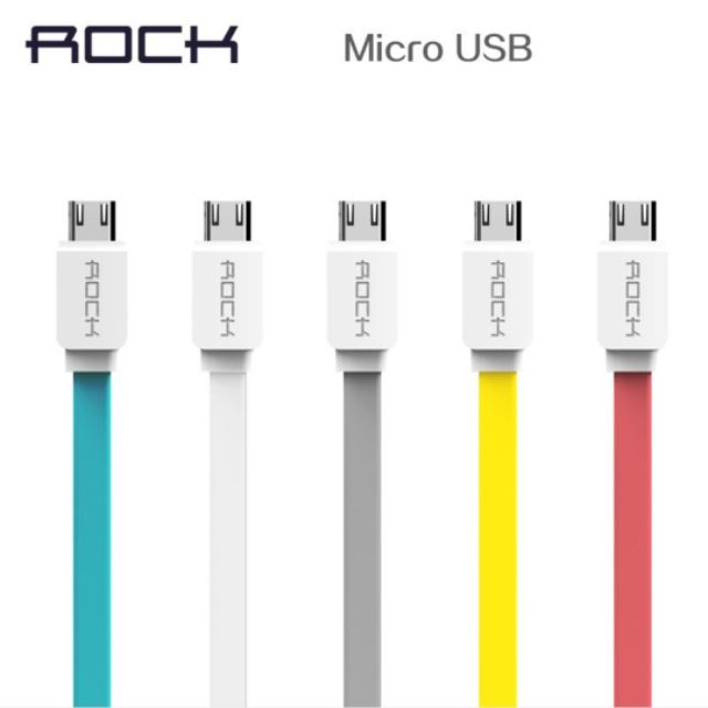 Cáp sạc ROCK thông minh tự ngắt cho Anđroi, Micro USB - Bảo hành 6 tháng /Sỉ Ốp