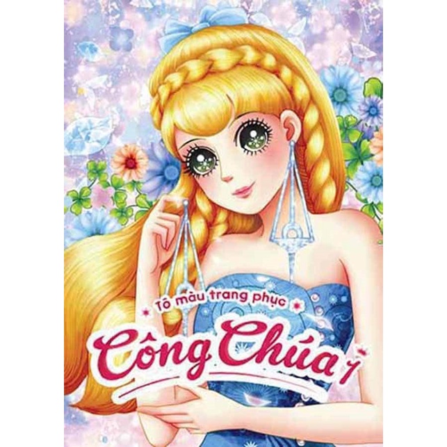SÁCH - Bộ túi tô màu trang phục công chúa 1