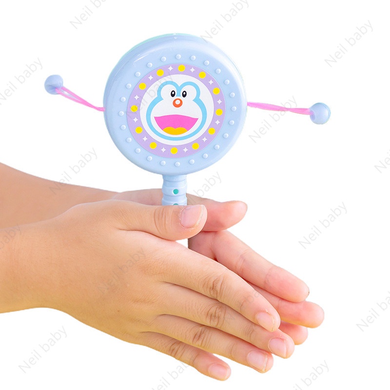 Đồ Chơi Lúc Lắc Tạo Hình Động Vật Dễ Thương Cho Bé Sơ Sinh Đồ Chơi Trống Lục Lạc Bằng Nhựa Nhiều Màu Không Độc Hại Cho Bé