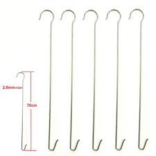 SET 5 MÓC NỐI INOX TREO LAN DÀI 70CM