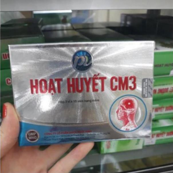 HOẠT HUYẾT CM3-GIÚP LƯU THÔNG TUẦN HOÀN NÃO CHÍNH HÃNG