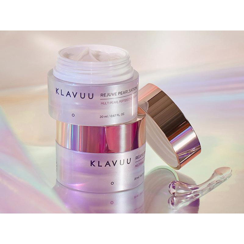 Kem Mắt KLAVUU Rejuve Pearlsation Multi Peptide Eye Cream 20ml Dưỡng Ârm Hạn Chế Quầng Thâm Và Bọng Mắt