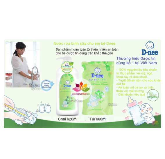 NƯỚC RỬA BÌNH DNEE 620ml
