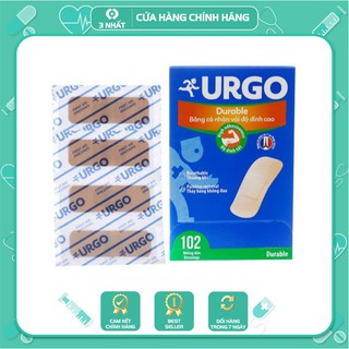 Băng cá nhân Urgo Durable, băng cá nhân nhỏ gọn tiện lợi bảo vệ vùng da tổn thương