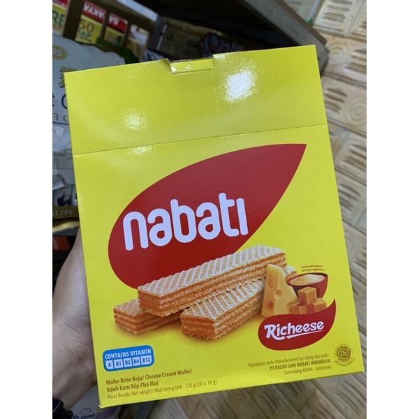 Bánh kem xốp phô mai Nabati hộp 300g