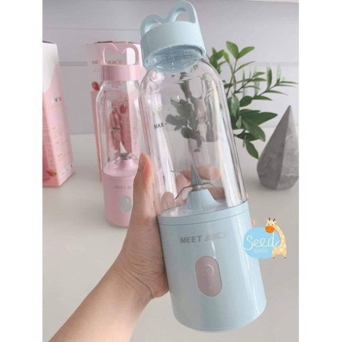 [BẢO HÀNH CHÍNH HÃNG] Máy Xay Sinh Tố Cầm Tay MEET JUICE Loại Cắm Điện