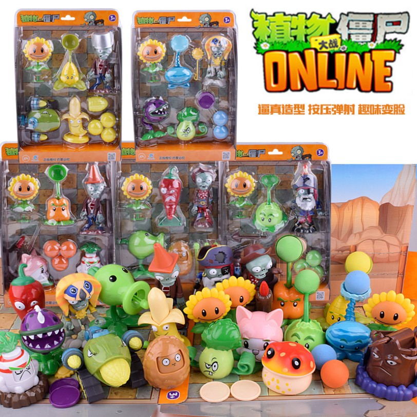 Plants vs Zombie Bộ cây cứng nhỏ 1 Zombie 1 cây