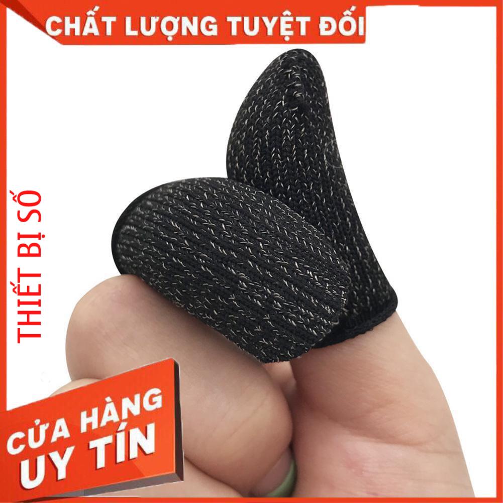 Bộ 2 bao đeo ngón tay cảm ứng màn hình chống trượt chống thấm mồ hôi dùng chơi game tiện dụng -dc4018