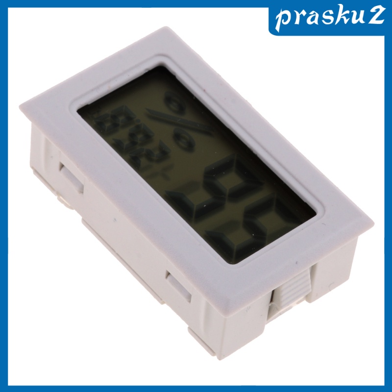 [PRASKU2] LCD Digital Thermometer Hygrometer Fridge Temperature Humidity Meter Black