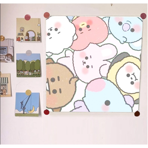 Tranh vải treo tường blackpink TVTT1 Thần tượng idol kpop bangtan jack j97 blink trang trí 45x45cm