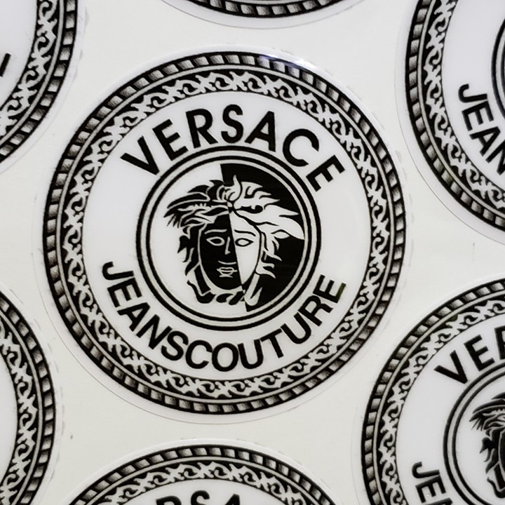 DECAL NỔI VERSACE 6,5 CM TRANG TRÍ XE MÁY