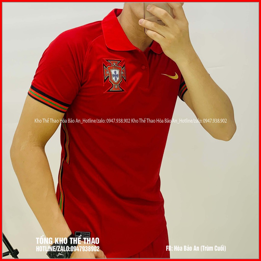 Bộ quần áo Bóng Đá Tuyển Bồ Đào Nha cao cấp bản thái mới nhất 2021