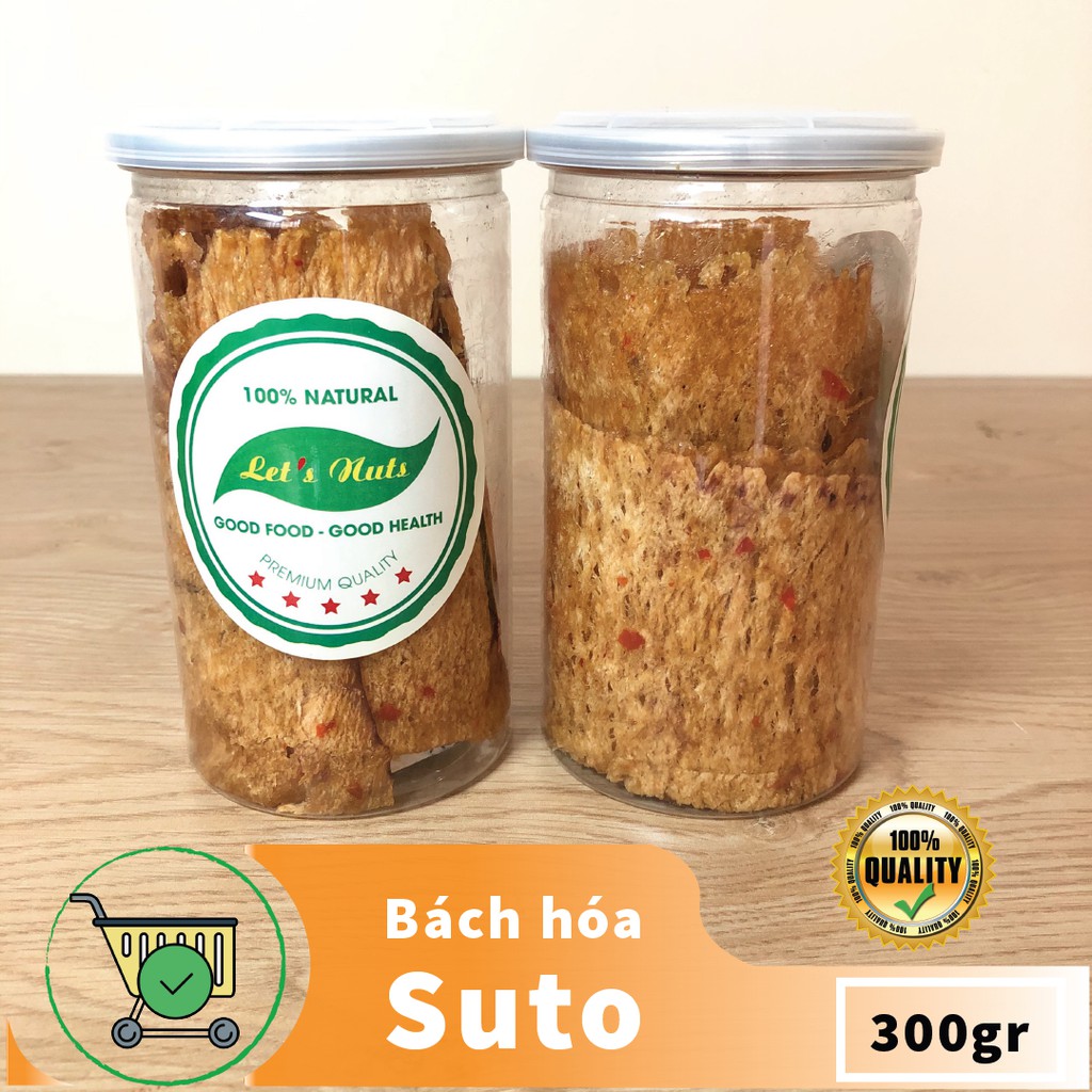 Mực cán tẩm gia vị loại ngon nhất lon pet 300g chuẩn ăn vặt tặng kèm tương ớt Susuto Shop