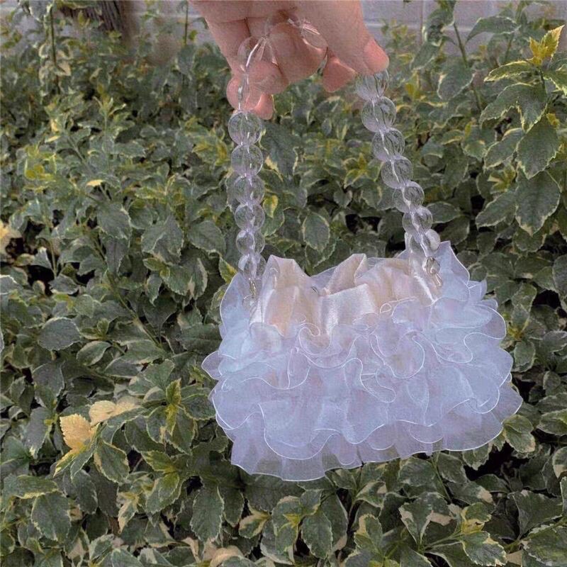 Túi xách tay vải chuỗi công chúa hàng có sẵn