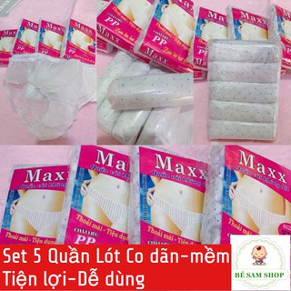 Set 5 Quần Lót Giấy Sau Sinh,Quần Lót Giấy Mặc Một Lần Loại Đẹp