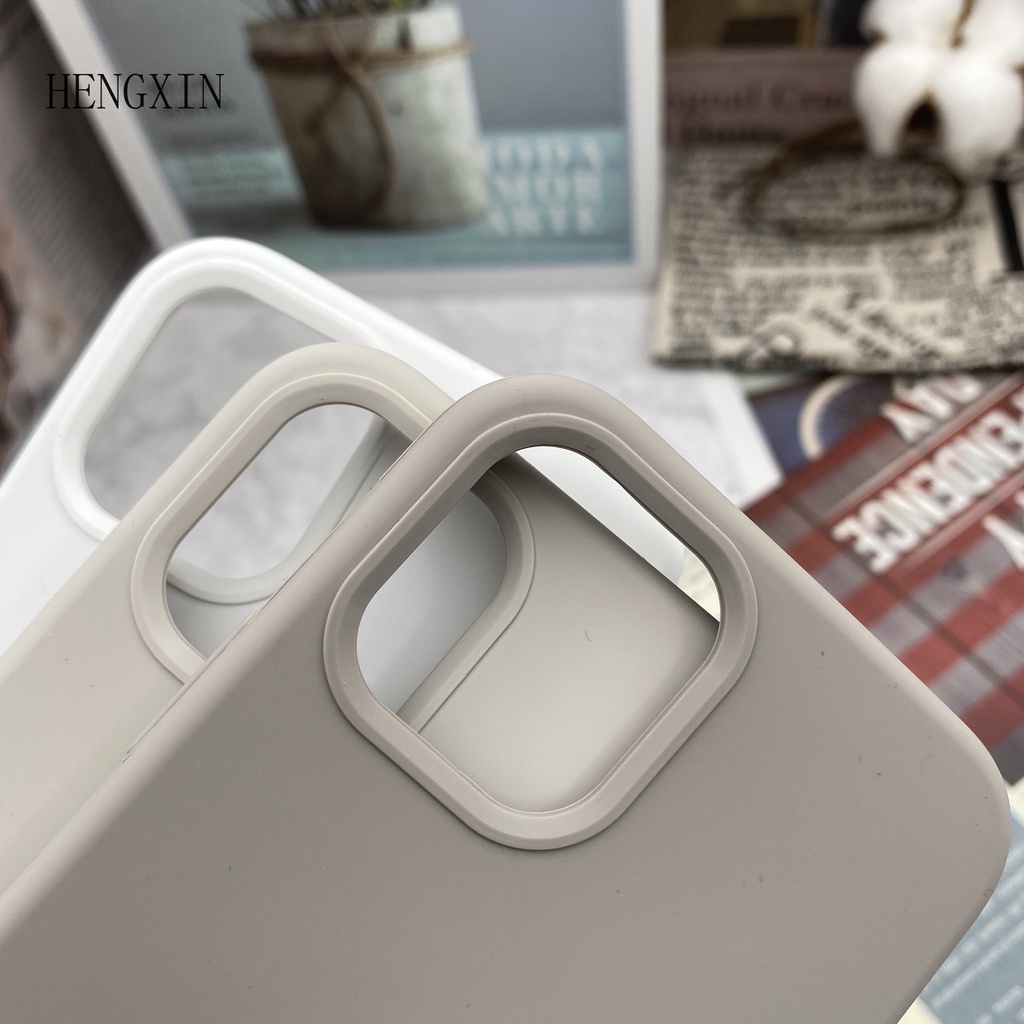 Ốp điện thoại silicon màu trơn cho iPhone7 8 7p 8p x xs xr xsmax 11 11promax 12 12promax 13 13PRO MAX | BigBuy360 - bigbuy360.vn