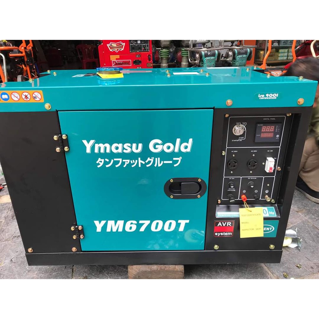 Máy Phát Điện Chạy Dầu 5kw Ymasu 6700T Gold