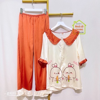 Bộ pijama lụa latinh cao cấp bigsize