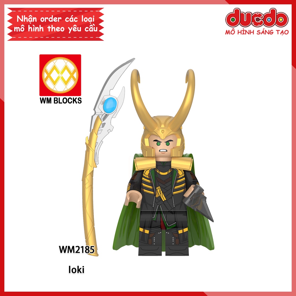 Minifigures các nhân vật trong seri Loki - Đồ chơi Lắp ghép Xếp hình Mini Mô hình Iron Man WM WM6118