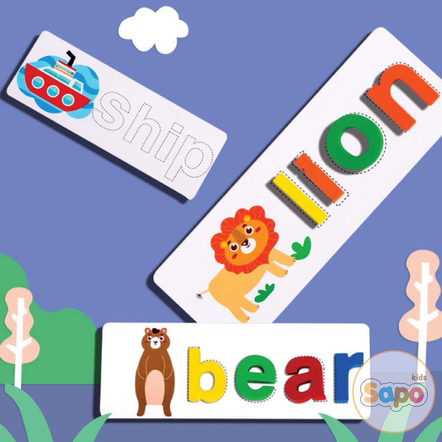 Đồ Chơi Ghép Chữ Cho Bé Spelling Game Học Ghép Chữ Tiếng Anh