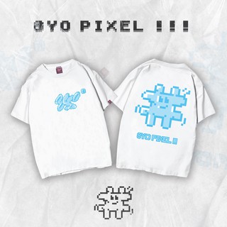Áo thun 8YO PIXEL BLUE - Trắng