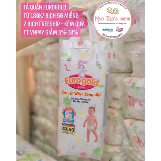[Luôn kèm quà]Tã quần Eurosoft M100/L100/XL100/XXL100/XXXL100