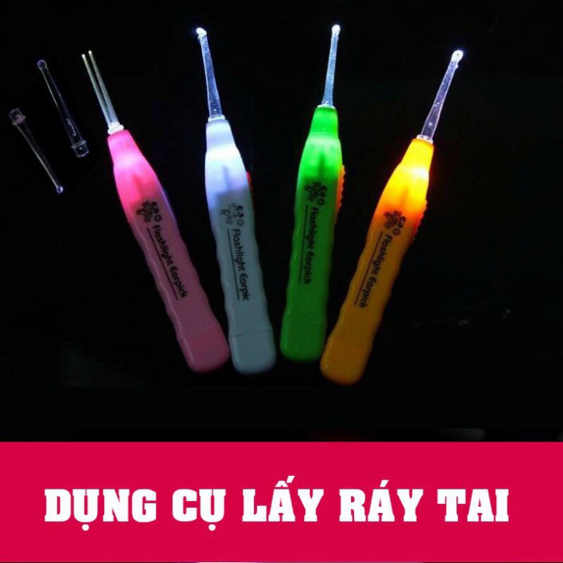 Dụng Cụ lấy Ráy Tai Cho Bé Có Đèn-Thông minh