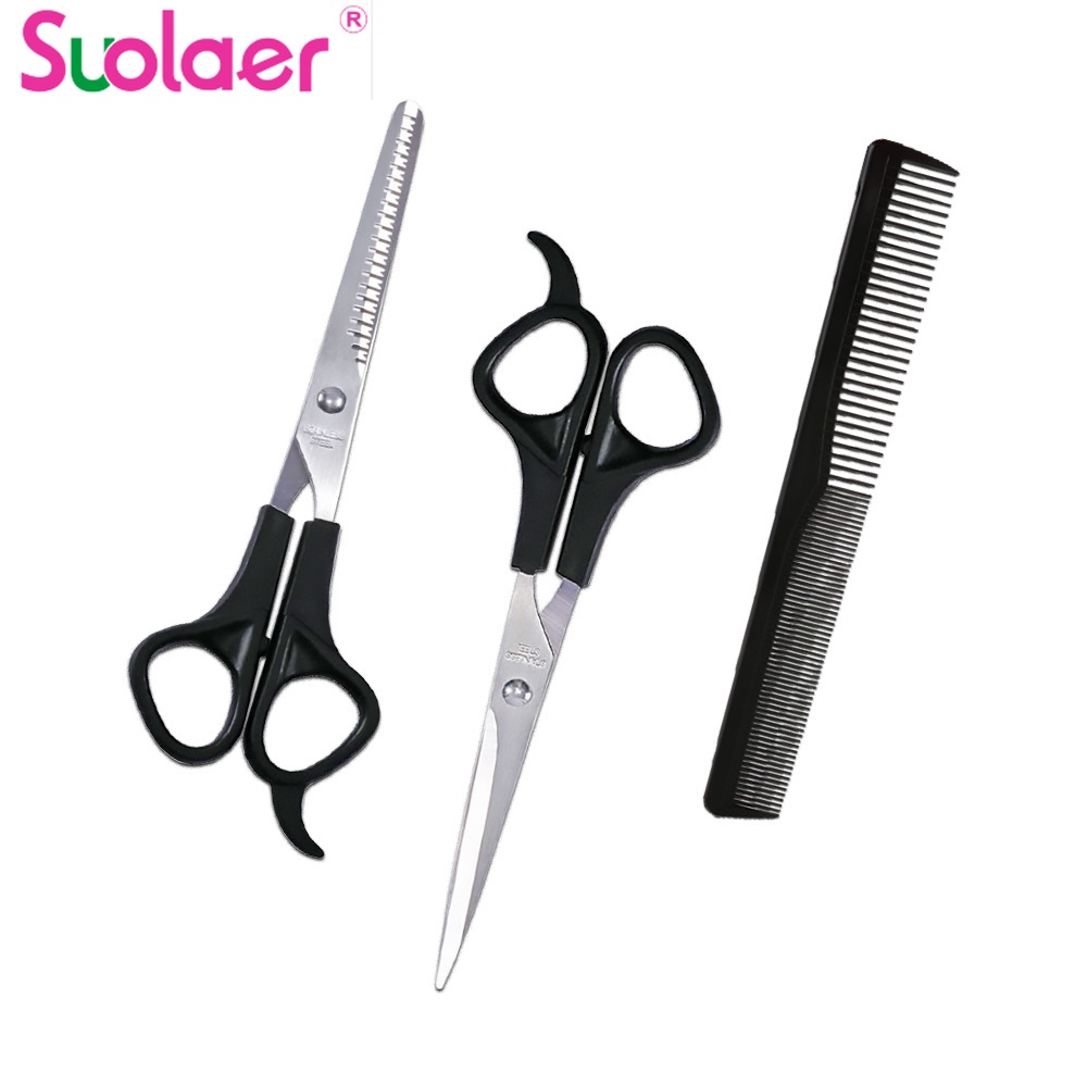 Bộ 3 dụng cụ Suolaer đầu mỏng chuyên dụng cắt tóc tại nhà
