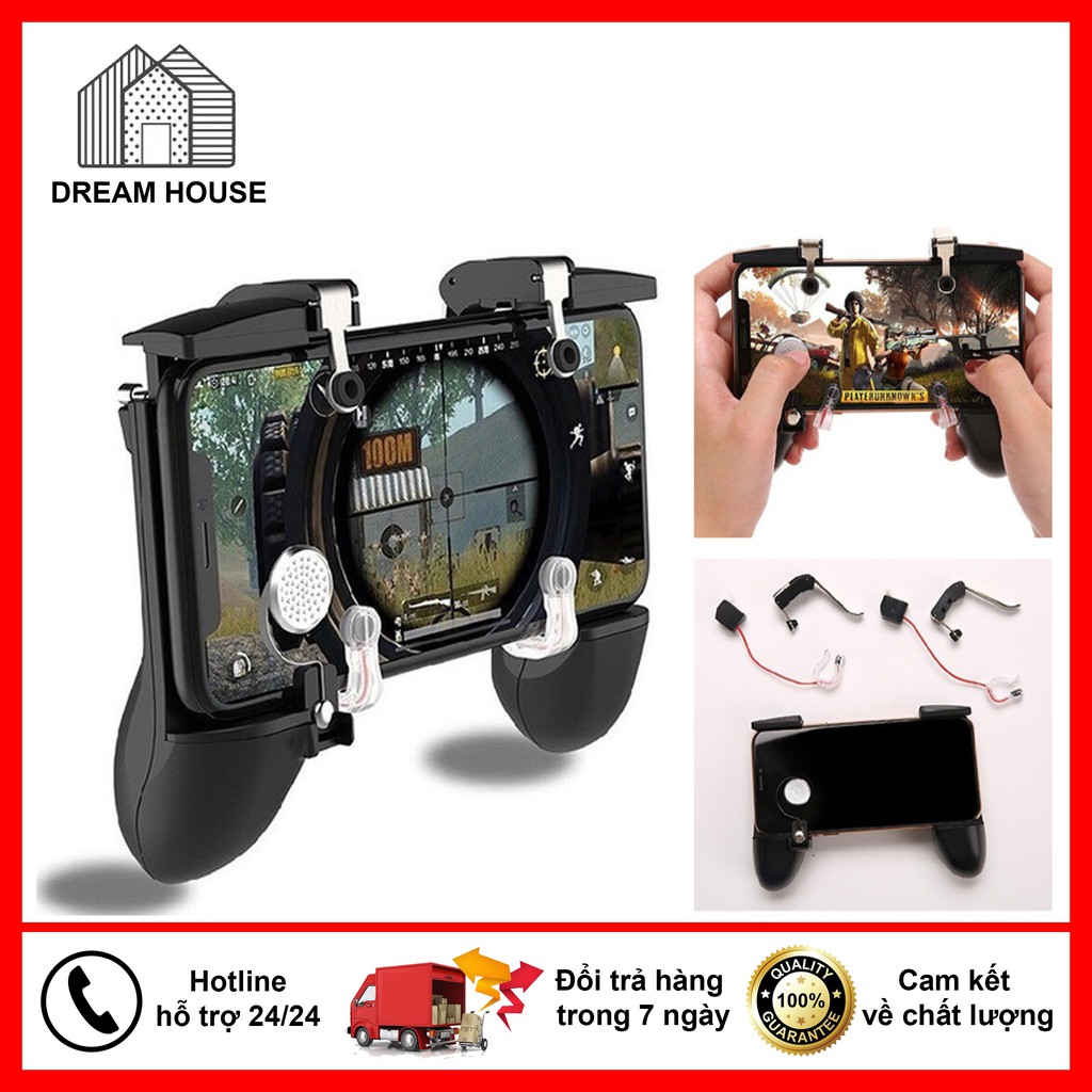 [ Nhập Mã DREAGD13 Giảm 10% ] Tay Cầm Game Pad MV Pro 6 In 1 Hỗ Trợ Game Liên Quân, Pubg, Free Fire