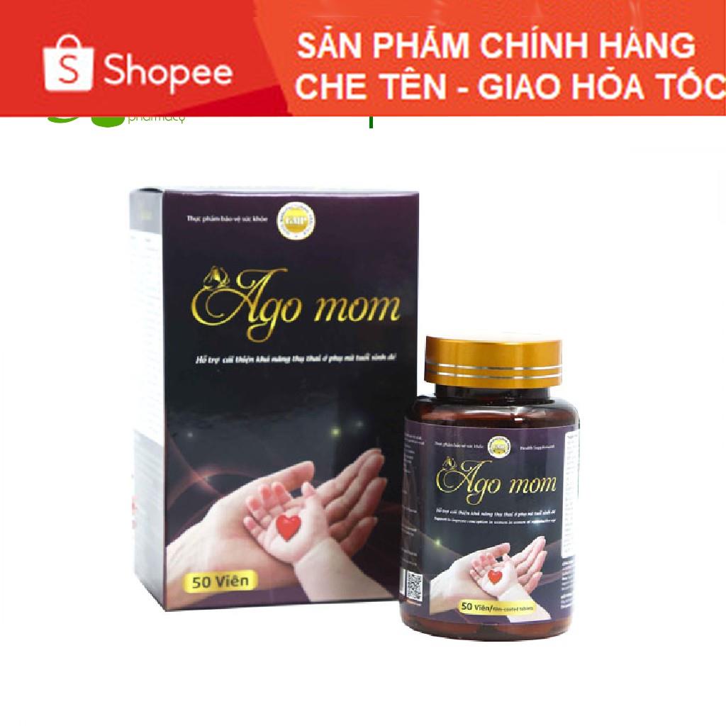 Ago Mom - Hỗ trợ tăng khả năng thụ thai, giảm vô sinh hiếm muộn ở phụ nữ (50 viên)