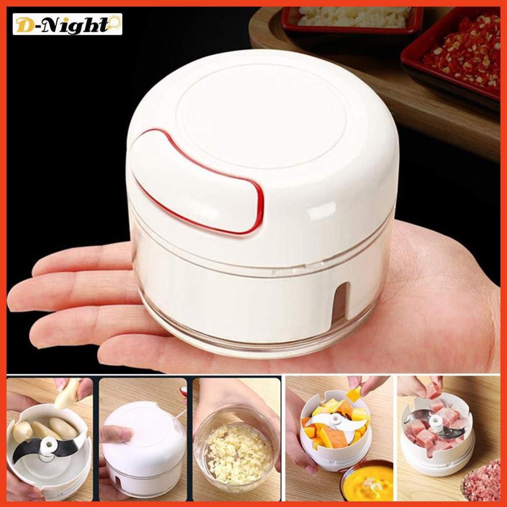 Máy xay đa năng bằng tay say hành tỏi ớt rau củ quả cực nhanh - ( còn hàng )