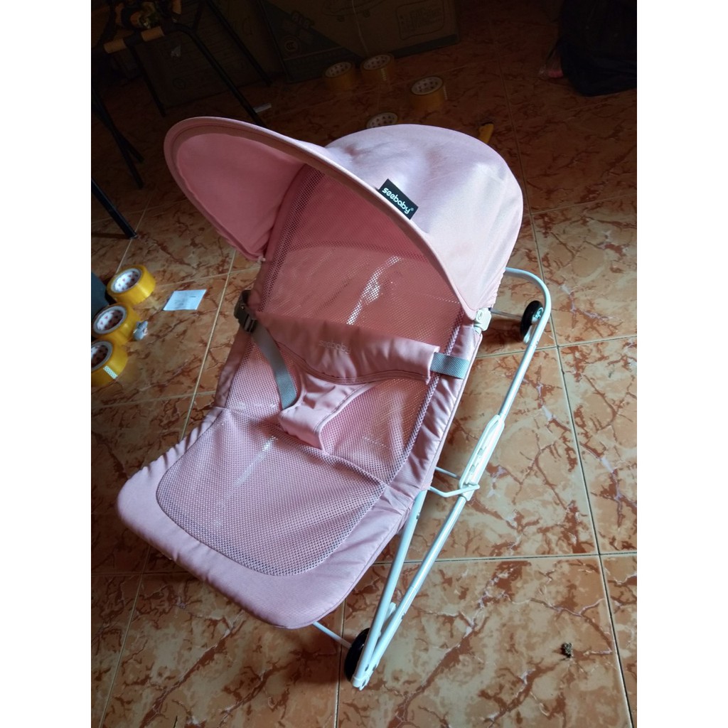 Xe nằm chơi bập bênh 2 in 1 Seebaby R1