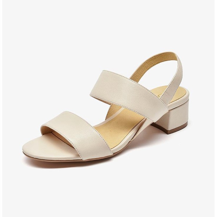 SANDAL 5CM Hai Quai Ngang Phong Cách Hàn Mã S14