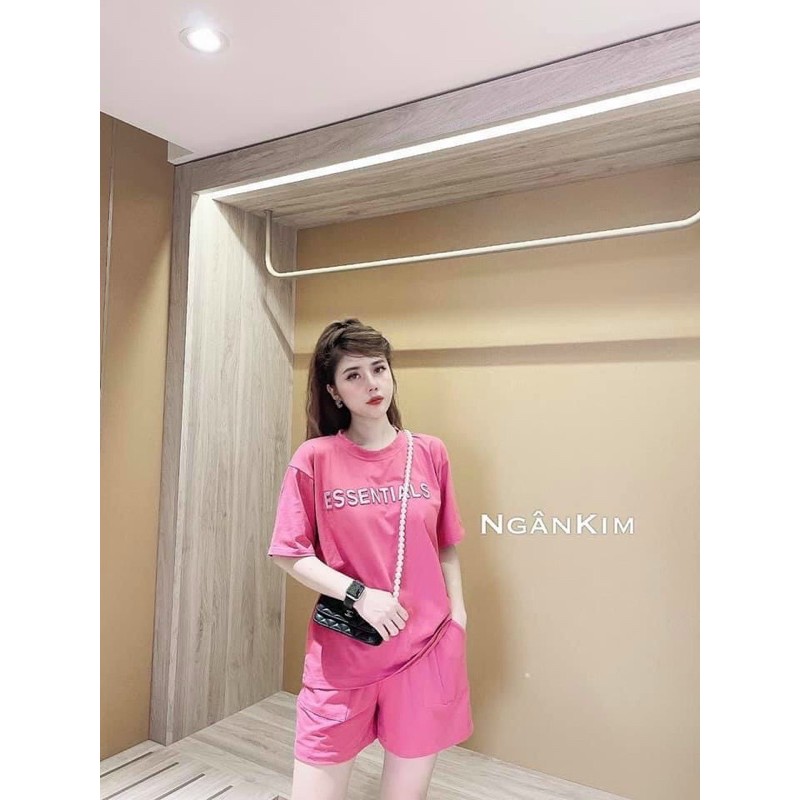 Bộ Đồ Ngủ, Set Bộ Đùi Nữ Mặc Nhà Chất Vải Thun Cotton 100% Co Giãn Thoải Mái, Freesize Dưới 65Kg - 20Store