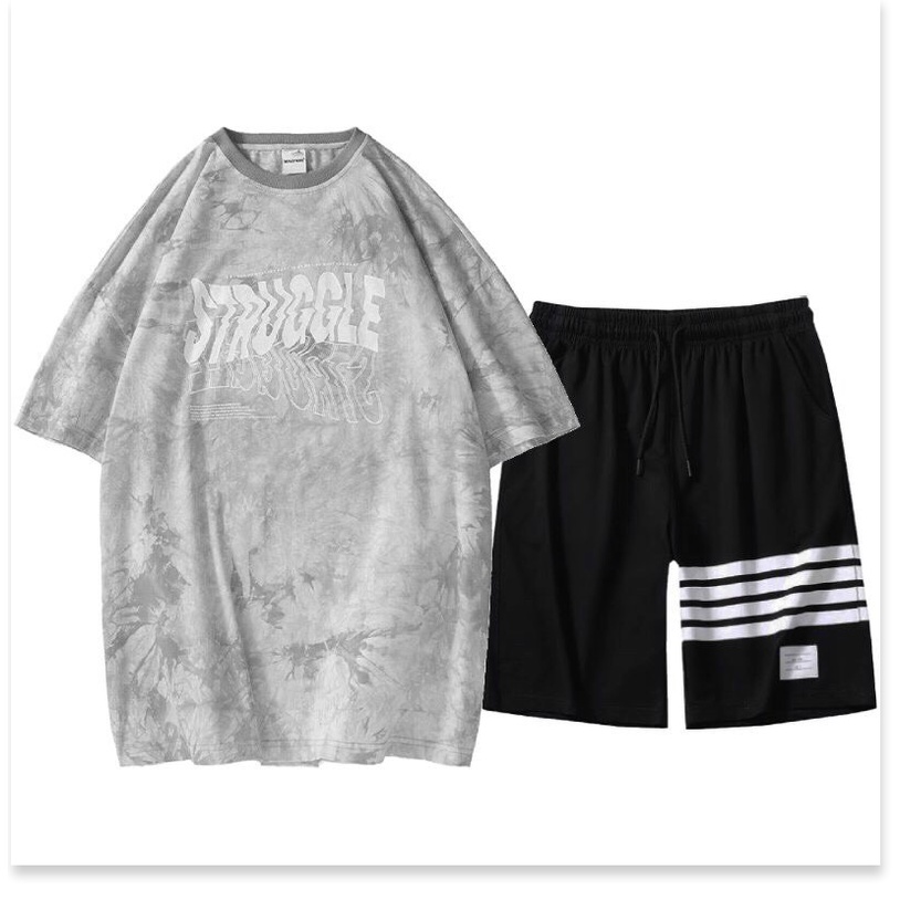 SET BỘ ĐỒ THUN HÈ NGẮN THỂ THAO CỰC CHẤT THỜI TRANG KME FASHION