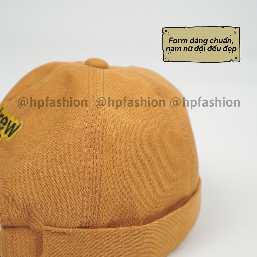 Nón Beanie vành tròn ❤️ Mũ tròn DREW phong cách Retro Hàn Quốc form Unisex nam nữ N36