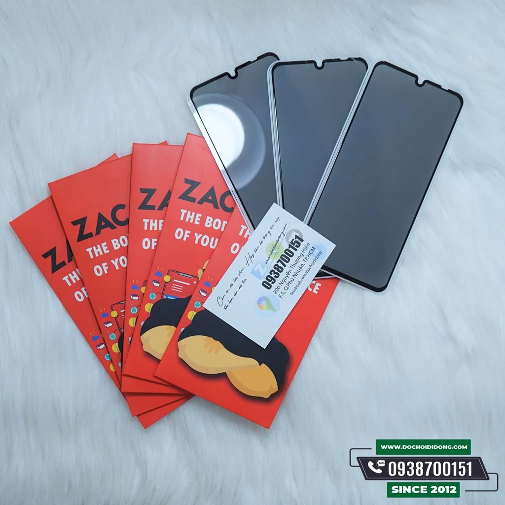 Dán cường lực chống nhìn trộm Xiaomi Redmi Note 7 Zacase Anti Spy
