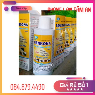 Benkona  Diệt Virut  Nấm Mốc Vi Khuẩn Cho Hoa Lan (Lọ 100ml)