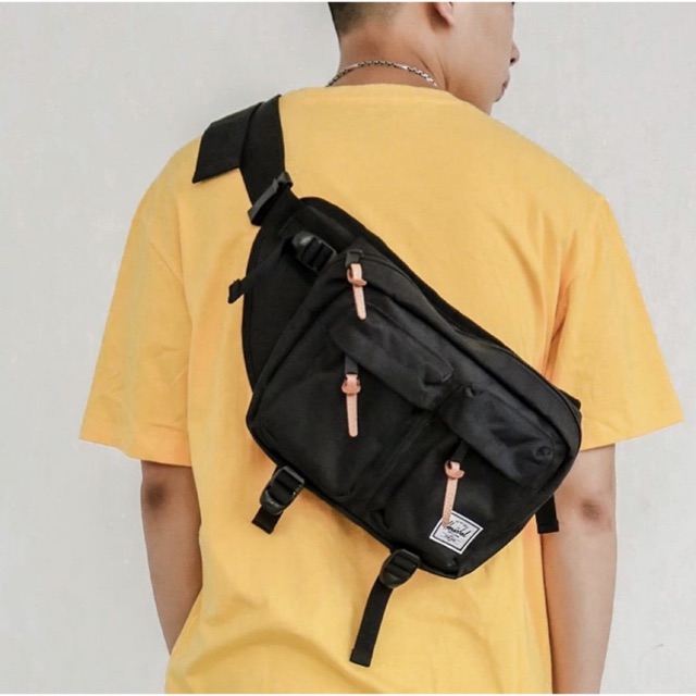 Túi Đeo Chéo Nam nữ Her.Schel Thời Trang Eighteen hip pack - HÀNG ĐỘC HIẾM Full Tag Code Bao Bì