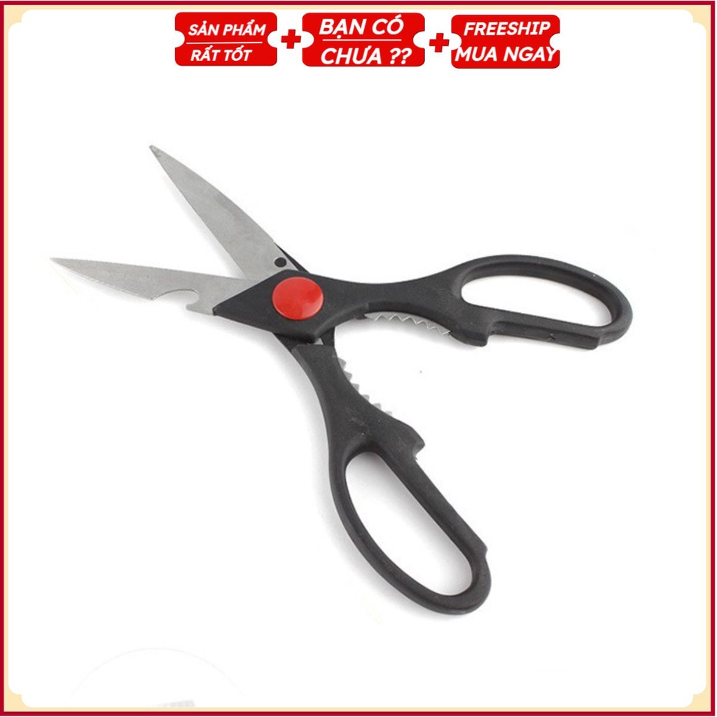 Kéo Cắt Thức Ăn Nhà Bếp Loại 1 - Kéo Đa Năng Cắt Đồ Ăn Làm Bếp (Chọn Kiểu Dáng)