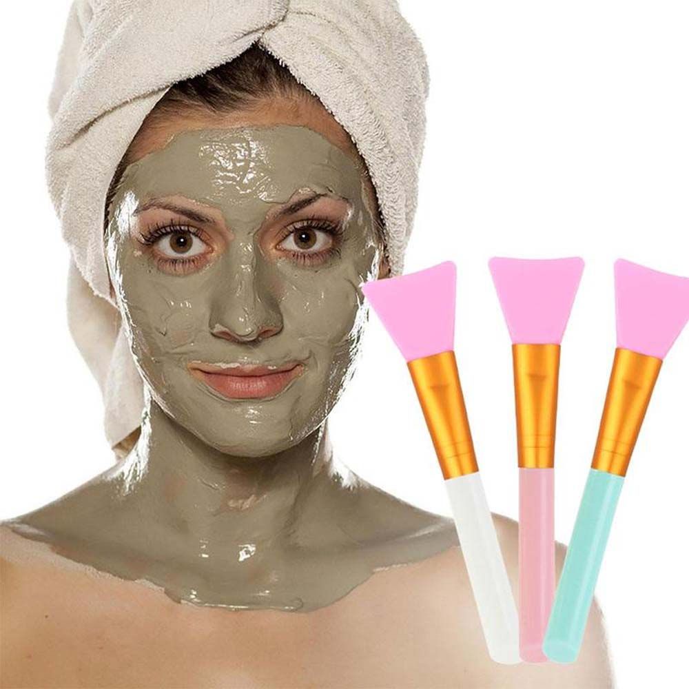 [Hàng mới về] Cọ phết mặt nạ có tay cầm nhiều màu sắc tùy chọn có thể tái sử dụng