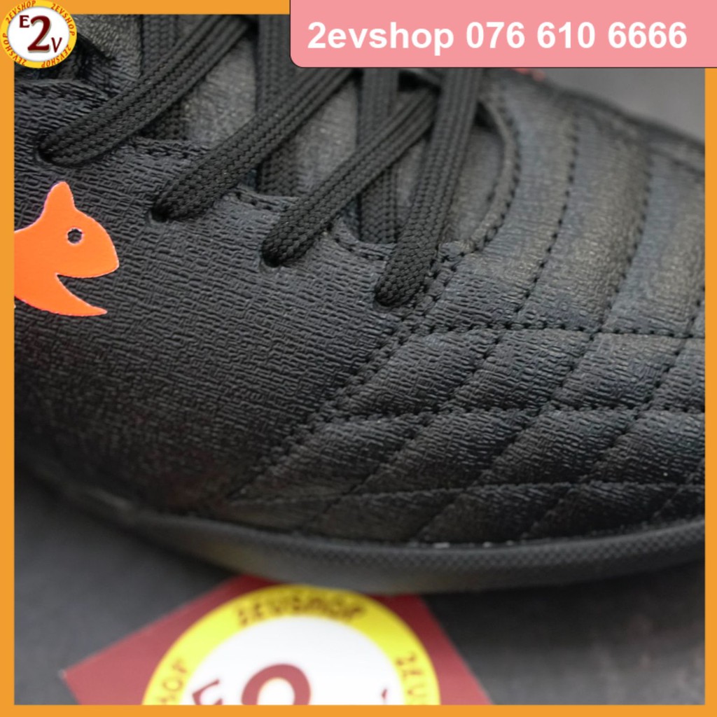 Giày đá bóng thể thao nam Zocker Space Đen, giày đá banh cỏ nhân tạo chất lượng - 2EVSHOP