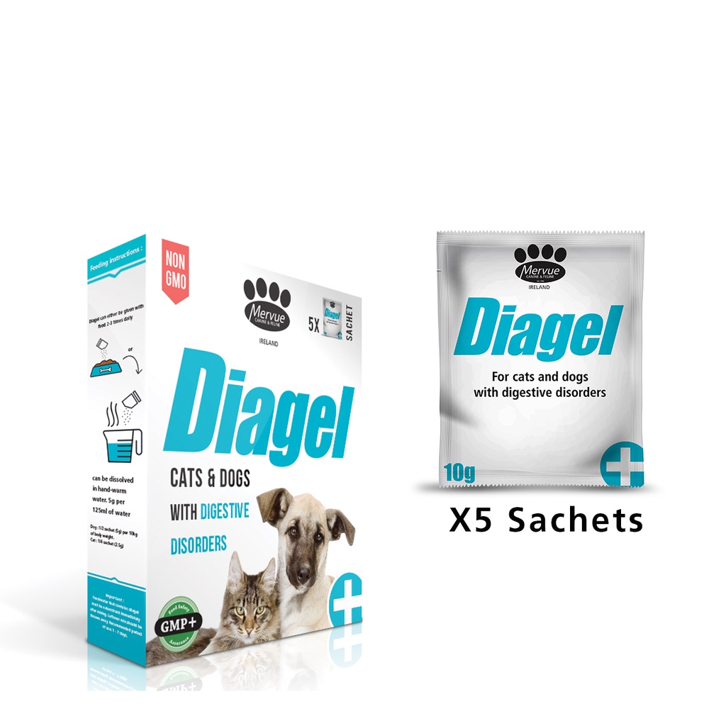 [Giá 1 gói]Diagel Thức Ăn Bổ Sung Hỗ Trợ Tiêu Chảy Và Táo Bón Ở Chó Mèo