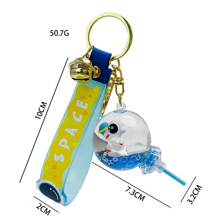 Móc Khóa Hình Kẹo Mút / Phi Hành Gia Hoạt Hình